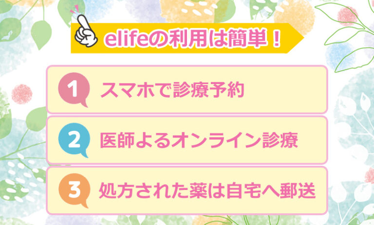 elifeの利用方法のオリジナル図解