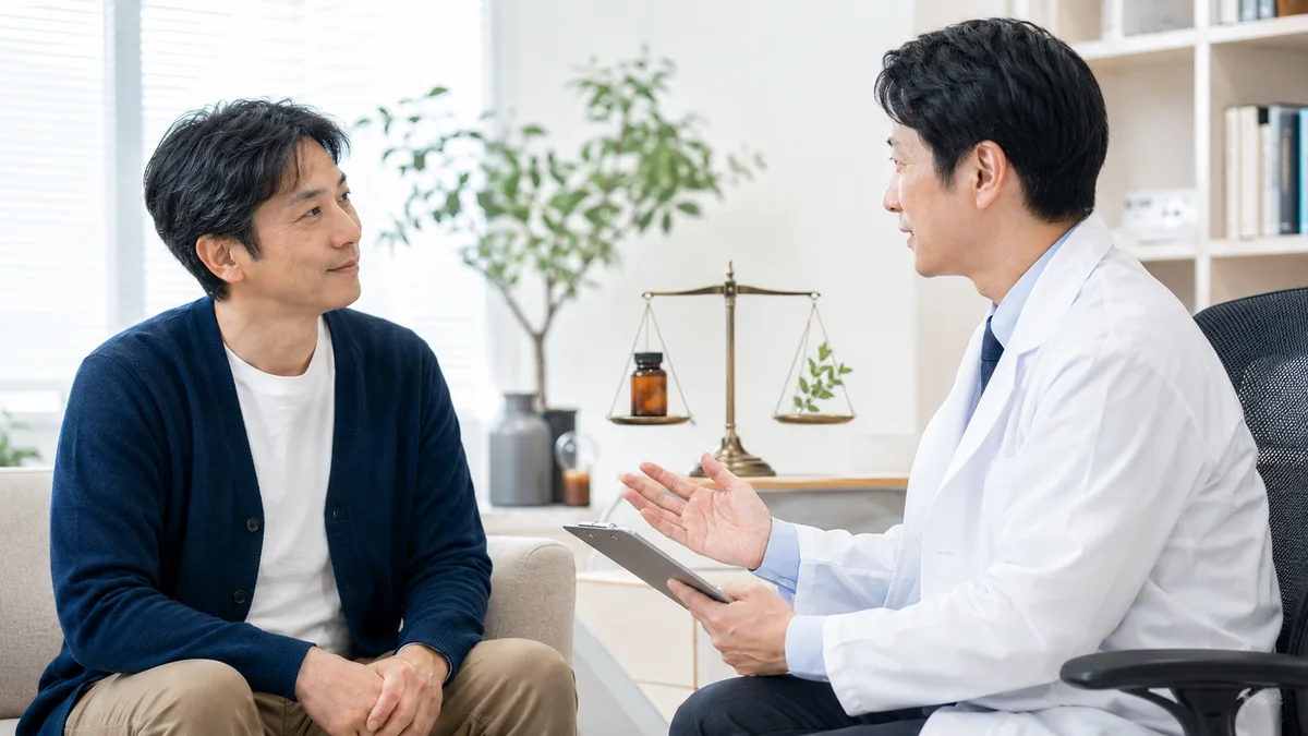 包茎でも治療が必須とは限らないケースを解説するイメージ