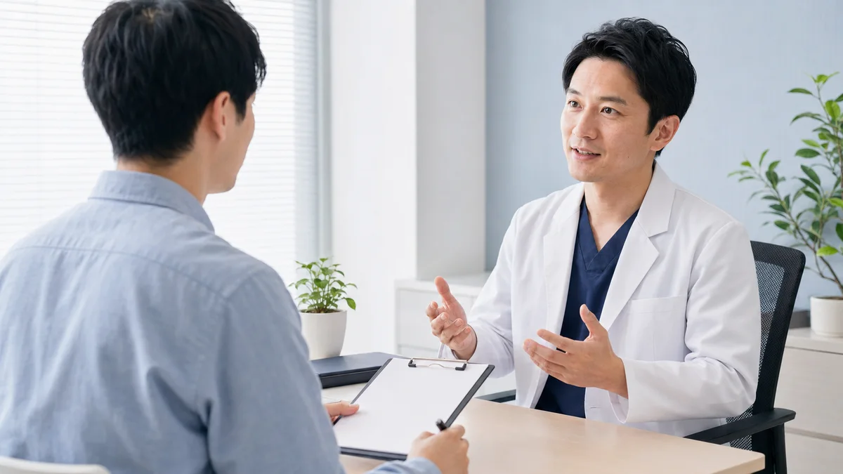 包茎手術で後悔しないためのカウンセリング確認事項を解説するイメージ