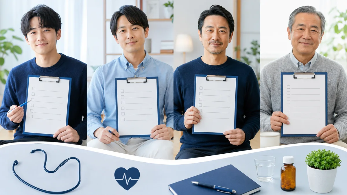 年代に関係なくカウンセリングで確認することを解説するイメージ