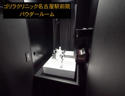 ゴリラクリニック名古屋駅前院のパウダールーム