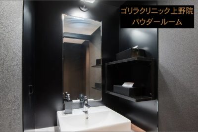 ゴリラクリニック上野院のパウダールーム