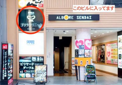 ゴリラクリニック仙台院アクセス⑧