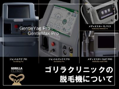 ゴリラクリニックの脱毛機
