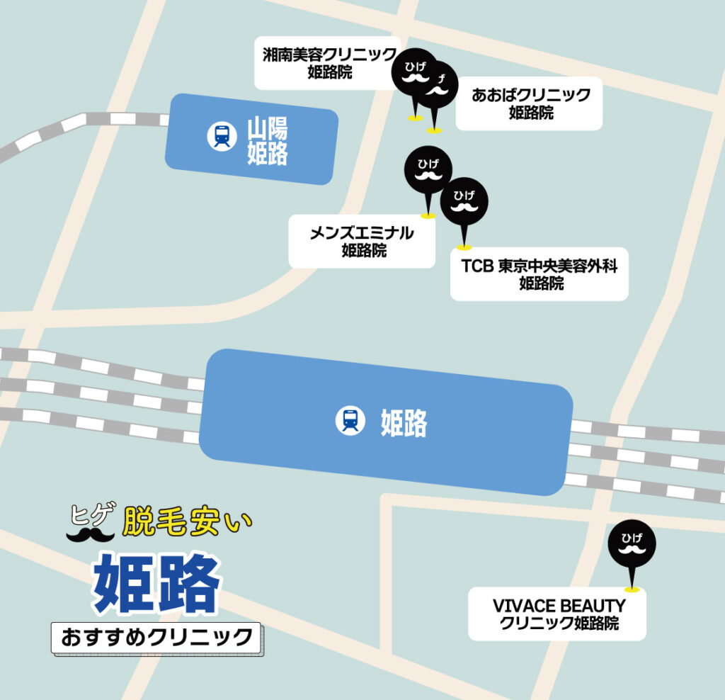 姫路のヒゲ脱毛が安いおすすめクリニック