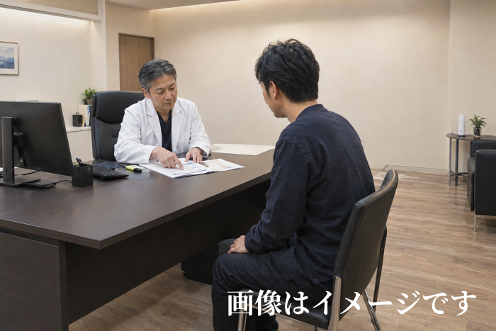 メンズエミナルの医師の診察の様子（イメージ）
