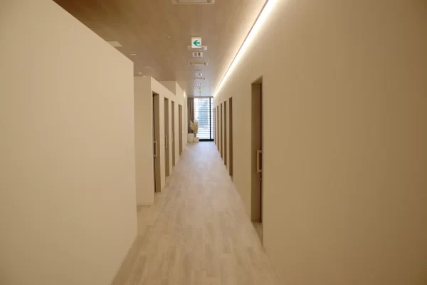 リアスクリニック銀座院廊下