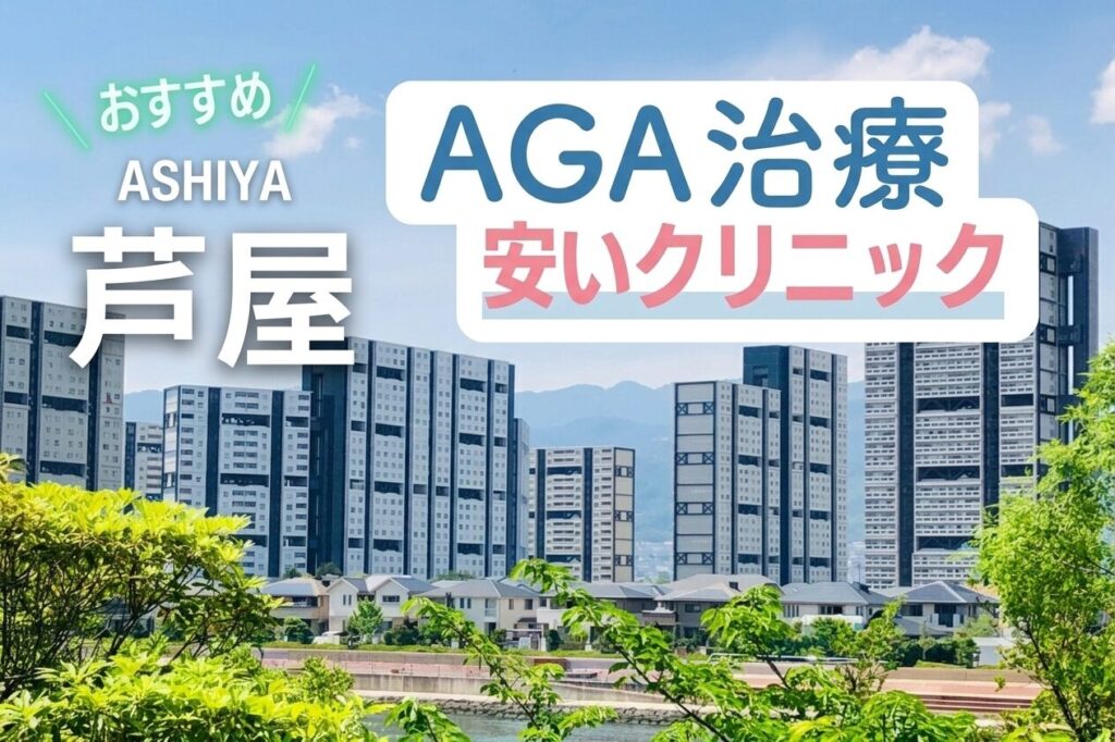 芦屋のAGA治療で安いクリニック