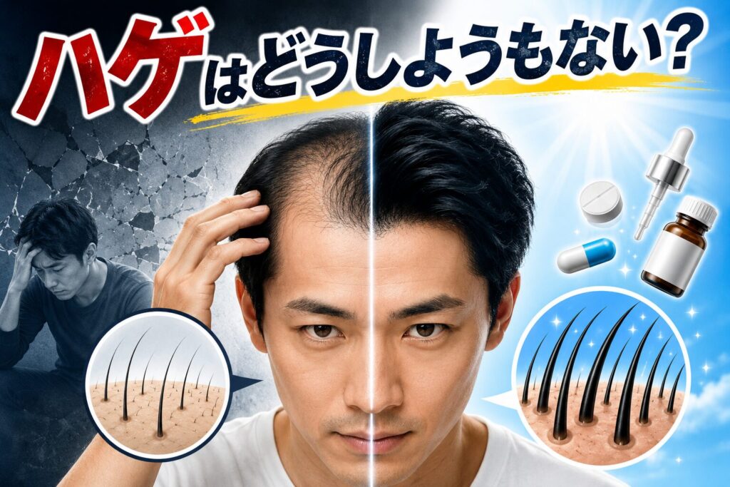 ハゲどうしようもない？