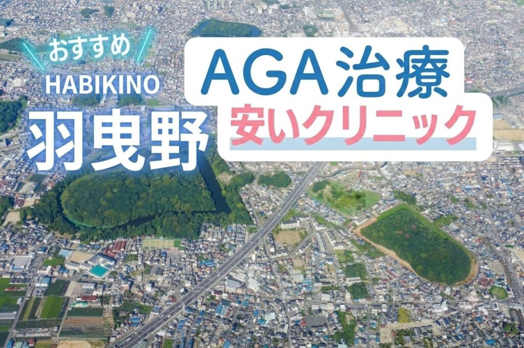 羽曳野のAGA治療で安いクリニック