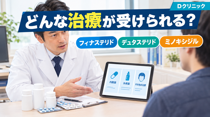 Dクリニックで受けられる治療