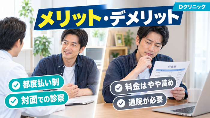Dクリニックのメリット・デメリット